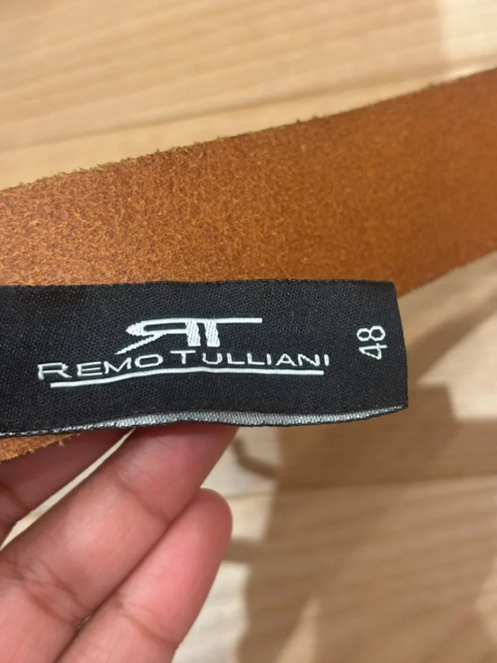 Remo Tulliani Men's Brown Leather Belt | 48